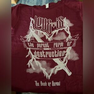 Love is the purest form of destruction from The Book of Azrael Bookish Box Shop